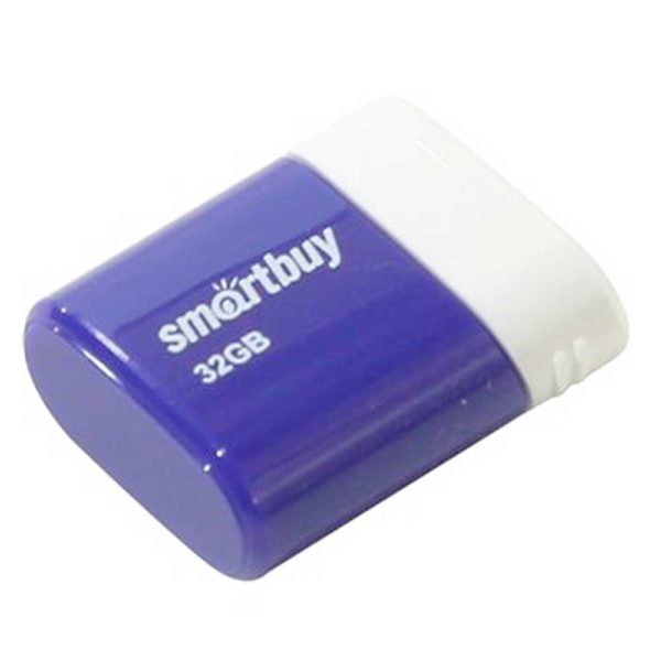 Флеш-накопитель 32 ГБ USB 2.0 SmartBuy LARA Blue Голубой (SB32GBLARA-B)