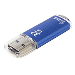 Флеш-накопитель 32 ГБ USB 2.0 SmartBuy V-Cut Blue Голубой