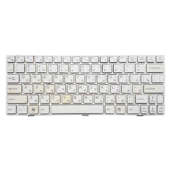 Клавиатура для ноутбука DNS Lengda P116K, H116, Mini 0139810 White Белая (D0K-V6126K 88-01-RU) Б/У