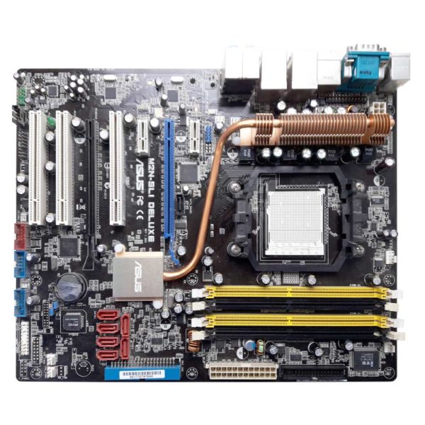 Материнская плата Asus M2N-SLI DELUXE AM2+, NVIDIA nForce 570 SLI, 4xDDRII 2xPCI-E x16, 2xPCI-E x1, 3xPCI, 6xSATA, 1xFDD, 1xIDE, ATX