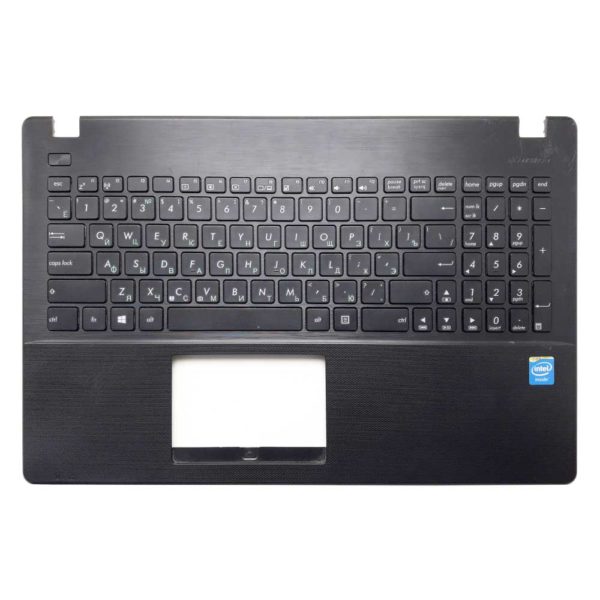 Верхняя часть корпуса с клавиатурой для ноутбука Asus X551, X551CA, X551MA без тачпада, Black Черная (13NB0481AP0321, 39XJCTCJN60, 13NB0341P03413-1, 0KNB0-612GRU00, AEXJC701010, 9Z.N8SSQ.80R)