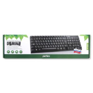 Клавиатура USB Perfeo Domino Black Черная (PF-8801)