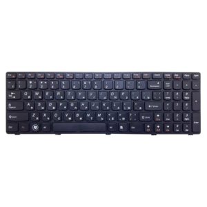 Клавиатура для ноутбука Lenovo G570, G770, G780, B590, B580, V580 Black Черная (G570-RU, 53B33-RU, V181121A)