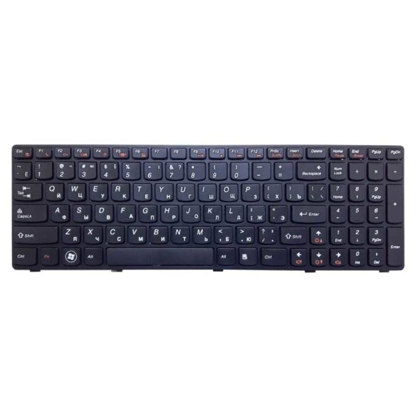Клавиатура для ноутбука Lenovo G570, G770, G780, B590, B580, V580 Black Черная (25-0170818B, 23B93-RU)