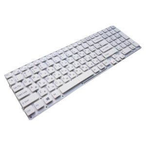 Клавиатура для ноутбука Sony Vaio VPC-EB, VPCEB, PCG-71211V без рамки, White Белая (90.4MP07.S0, V111678B US, V111678A-US)