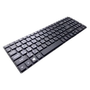 Клавиатура для ноутбука Acer Aspire E5-522, E5-552, E5-573, E5-575G, E5-722, E5-772, E5-773, F15, F5-571G, TravelMate P277, P278, TMP277, TMP278, N15Q1, N15W1, N15W2, Packard Bell TE69BH без рамки, Black Черная (SX150702A-RU, V150702AS)