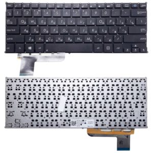 Клавиатура для ноутбука Asus X201, X201E, X202, X202E, VivoBook S200, S200E, S201, S201E без рамки, Black Черная (OEM)