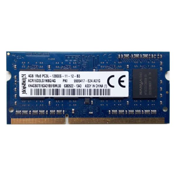 Модуль памяти SO-DDR3L 4 ГБ PC-12800 1600 Mhz Kingston (ACR16D3LS1NBG/4G)