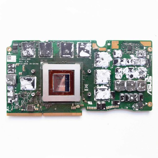 Видеокарта Asus G750JZ_MXM REV. 2.0 Geforce GTX 880M DDR5 4 ГБ для ноутбука Asus G750J, G750JZ, G750JX (G750JZ, 60NB04K0-VG1020, 69N0QUV10C02, N15E-GX-A2) на восстановление или запчасти