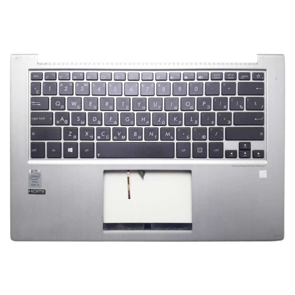 Верхняя часть корпуса с клавиатурой для ноутбука Asus ZenBook Ultrabook UX32L, UX32LA, UX32V, UX32VD (13N0-R1A0401, 13NB0511AM0101, NSK-UQ1LU_B00, NSK-UQ101, 0KN0-MY1RU23, 0KNB0-3625RU00, 0K05-000C000, 0K200-00030300, 9Z.N8JLU.101, 9Z.N8JBU.60R) Уценка №4