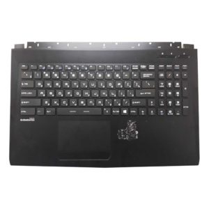 Верхняя часть корпуса с клавиатурой для ноутбука MSI GL62 без тачпада (E2P-6J4C612-P89, 3076J4C612P89, 150930-013, V143422DK1 RU, S1N3ERU, S1N3ERU2V1SA000) Б/У
