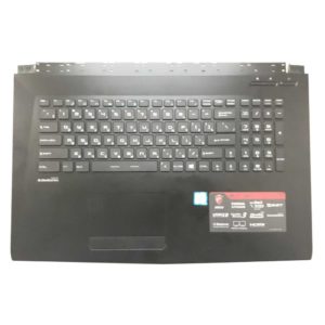 Верхняя часть корпуса с клавиатурой для ноутбука MSI GL72, GL72 6QF без тачпада (E2P-793C222-P89, E2M-793-KB-S-HG0, 307793C222P89, 160408-006, V143422DK1 RU, S1N3ERU, S1N3ERU2V1SA000) Б/У