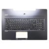 Верхняя часть корпуса с клавиатурой и подсветкой для ноутбука MSI GS70, GS72, MS-1771 без тачпада (E2P-77105XX-CG0, PAFR-00127-UF, V143422FK1 RU, S1N3ERU, S1N3ERU2T1SA000) Б/У