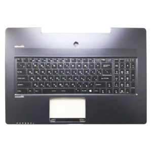 Верхняя часть корпуса с клавиатурой и подсветкой для ноутбука MSI GS70, GS72, MS-1771 без тачпада (772C413CG0, E2P-77105XX-CG0, PAFR-00127-UF, V143422FK1 RU, S1N3ERU, S1N3ERU2T1SA000) с разбора