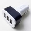 Автомобильное зарядное устройство 3xUSB 5V 1A White/Black Белый/Черный (CC018-3U)