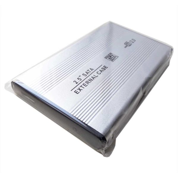 Бокс внешний для жесткого диска HDD 2.5" ShuoLe USB 2.0 пластик, Silver Серебристый (U25B)