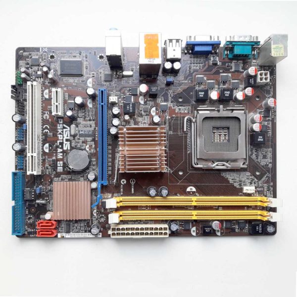 Материнская плата P-IV ASUS P5KPL-AM SE Intel G31, 1xLGA775, 2xDDR2 DIMM, 1xPCI-E x16, встроенный звук: HDA, 5.1, встроенная графика, Ethernet: 10/100 Мбит/с, форм-фактор microATX Б/У
