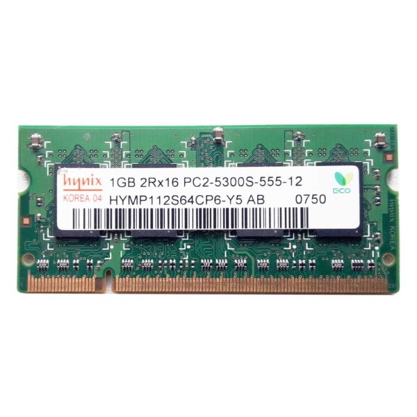 Модуль памяти SO-DIMM DDR2 1024 Mb PC-5300 667 Mhz Hynix