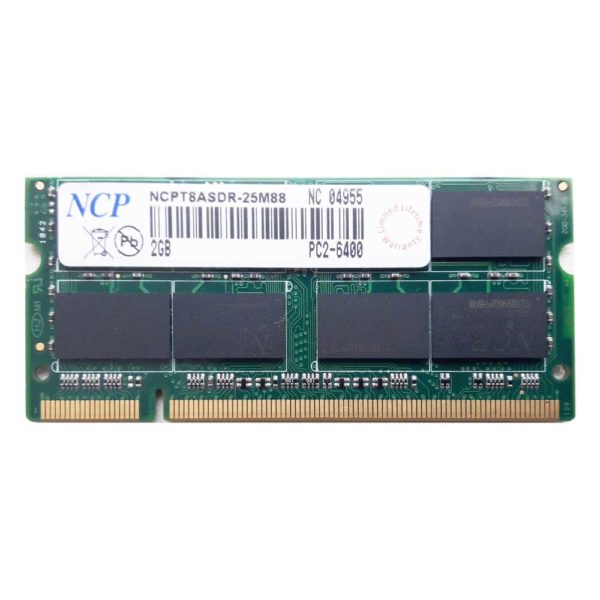 Модуль памяти SO-DDR-II 2048 Mb PC-6400 800 Mhz NCP (NCPT8ASDR-25M88)