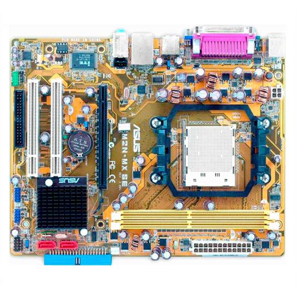 Материнская плата Asus M2N-MX SE SocketAM2 GeForce 6100 , 2xDDR2, PCI-E 16x + SVGA, GbLAN, 2xSATA, IDE, FDD, MicroATX (M2N-MX CREEN SE) Б/У Уценка!
