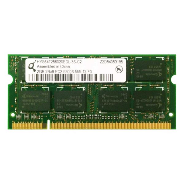 Модуль памяти SO-DDR-II 2048 Mb PC-5300 667 Mhz Qimonda