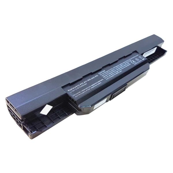 Аккумуляторная батарея для ноутбука Asus A43, A53, A54, A83, A84, K43, K53, K54, K84, P43, P53, Z52, Z53, X43, X44, X45, X52, X53, X54, X84 DC 10.8V 5200mAh Black Черная (A32-K53, AS4530LH-AT)