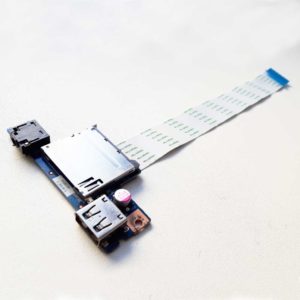 Плата AUDIO, USB, Card Reader со шлейфом 18-pin 180 мм для ноутбука Lenovo G50-30, G50-45, G50-70 (ACLU2/ACLU4 NS-A275, ACLU2_USB_FFC NBX0001AH00)