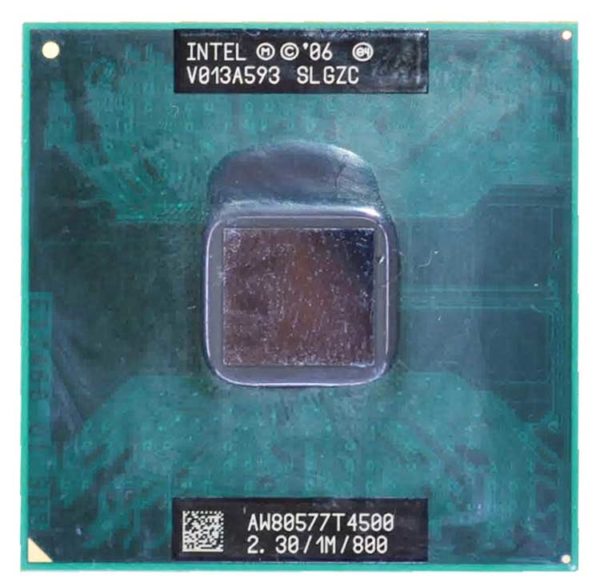Процессор Intel Dual-Core T4500 @ 2.30GHz/1M/800 (SLGZС, AW80577T4500) Б/У