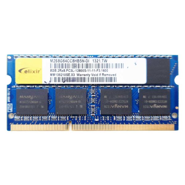 Модуль памяти SO-DIMM DDR3L 8192 Mb PC-12800 1600 Mhz Elixir (M2S8G64CC8HB5N-DI)