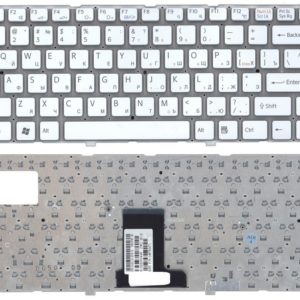 Клавиатура для ноутбука Sony Vaio PCG-61211V, VPC-EA, VPCEA без рамки, White Белая (148792471, 550102L13-203-G)