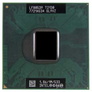Процессор Intel T2130 @ 1.86GHz/1M/533 (SL9VZ) с разбора
