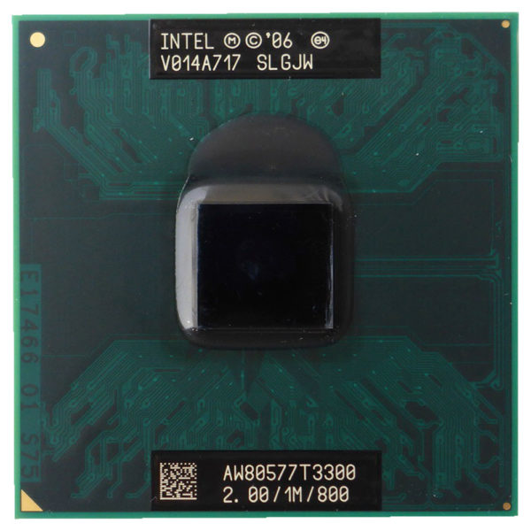 Процессор Intel Pentium T3300 @ 2.00GHz/1M/800 (SLGJW, AW80577T3300) с разбора