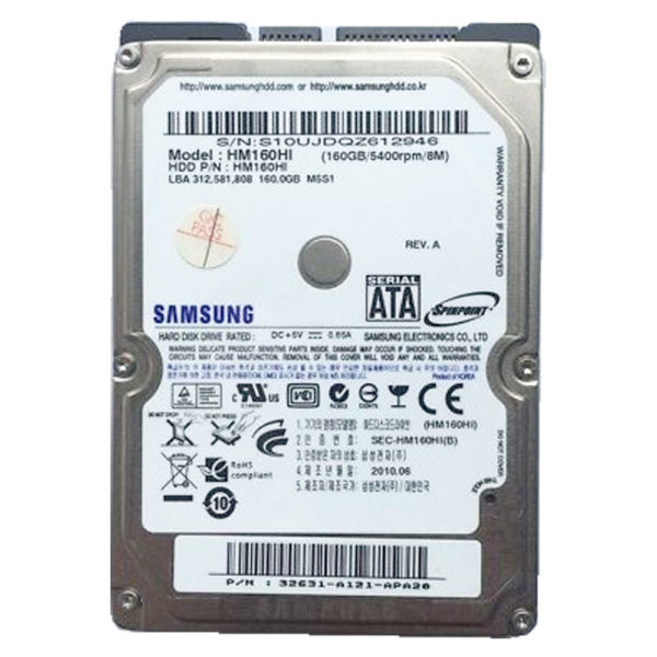 HDD Samsung 160GB hm160hi 1