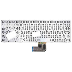 Клавиатура для ноутбука DNS C15, C15A, C15B, C17, C17A, C17B маленькая клавиша “Enter”, с рамкой,  Black Черная (OEM)