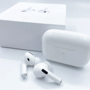 Наушники беспроводные AirPods Pro Bluetooth, шумоподавление,  White Белые Комплект: беспроводные наушники, зарядной футляр, кабель USB (TWS)