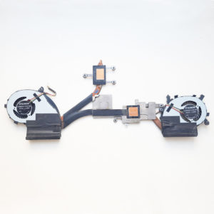 Система охлаждения: термотрубка, радиатор + два вентилятора для ноутбука Acer Aspire V5-572G (SOL34ZRKTMTN003, EF40060S1-C020-S99, EF40060S1-C030-S99)