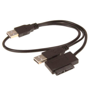 Переходник USB 2.0 на SATA 2.5″ и 3.5″ дисков Black Чёрный (OEM)